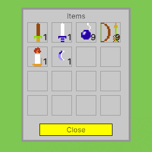 Items Window